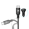 Wozinsky kábel USB - USB Type C 2,4A 1m fekete (WUC-C1B)