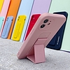 Wozinsky Kickstand Case iPhone 11 Pro Max rózsaszín szilikon tok állvánnyal