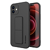 Wozinsky Kickstand Case iPhone XS Max szilikon tok fekete állvánnyal