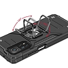 Wozinsky Ring Armor Case Kickstand strapabíró burkolat Samsung Galaxy A72 4G fekete