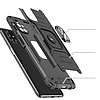 Wozinsky Ring Armor Case Kickstand strapabíró, masszív burkolat Samsung Galaxy M31s ezüst színű