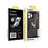 Wozinsky Ring Armor Case Kickstand Tough Rugged Cover iPhone 11 Pro rózsaszín