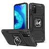 Wozinsky Ring Armor strapabíró hibrid tokburkolat + mágneses tartó Samsung Galaxy A03s fekete készülékhez