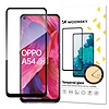 Wozinsky Tempered Glass Full Glue Super Tough képernyővédő fólia, teljesen fedett kerettel, tokkal barát Oppo A54 5G fekete