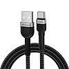 Wozinsky WNBAC2 USB-A / USB-C 2.4A kábel 2 m - fekete