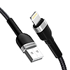 Wozinsky WNBAL2 USB-A / Lightning 2,4A kábel 2 m - fekete