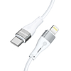 Wozinsky WSTCL1 Lightning / USB-C PD 27W kábel 1 m - fehér