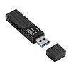 XO DK05B USB 3.0 memóriakártya-olvasó 2W1, fekete