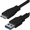 YENKEE YCU 011 BK USB A 3.0/Micro B 1,5m kábel