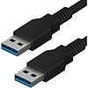 YENKEE YCU 013 BK USB A 3.0 M/M kábel