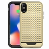 Zizo Star Diamond hibrid burkolat iPhone X-hez arany/fekete (DLST-IPHX-GDBK)